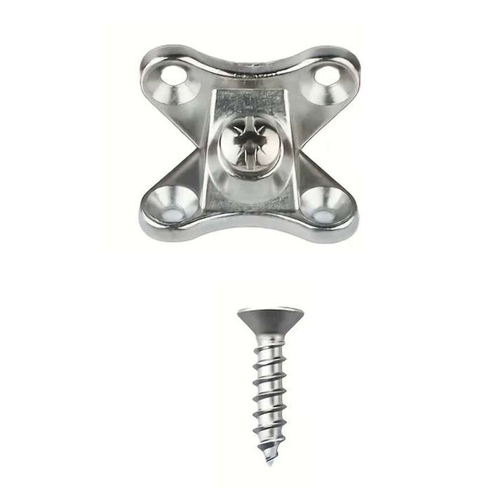 #A - Zinc Alloy Corner Bracket L Shaped Support Connector 10 Pack Rust Resistant Heavy Duty Screws I