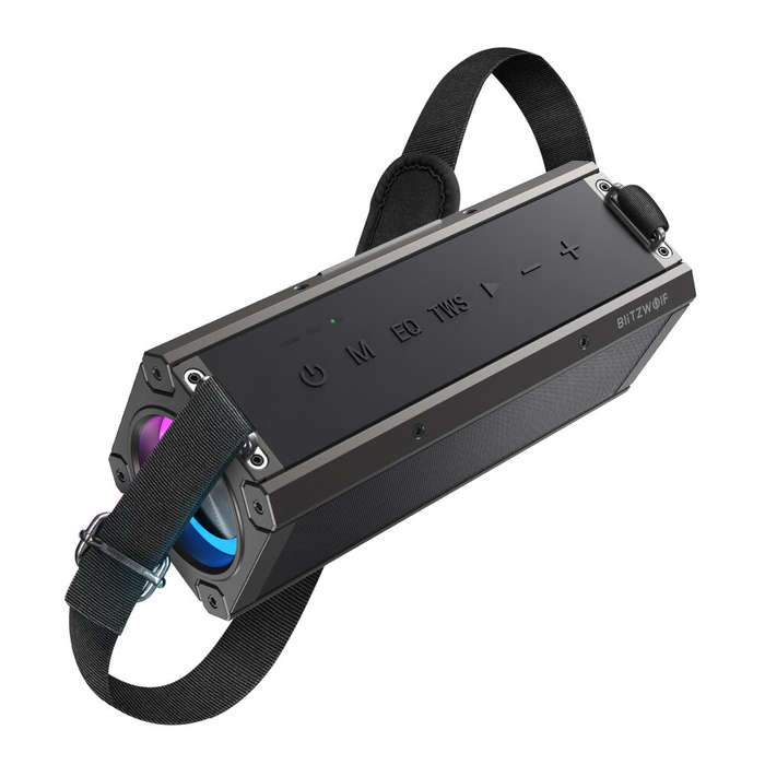 BlitzWolf BW-WA3 Pro 120W bluetooth Speaker Portable Speaker Quad Drivers Deep Bass Diaphragm EQ Ste
