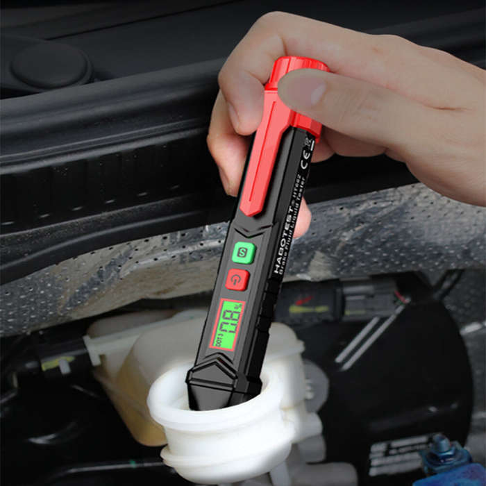 HT662 Brake Fluid Liquid Oil Tester Analyzer Meter for DOT3/DOT4/DOT5.1 Brake Fluid Content Detector