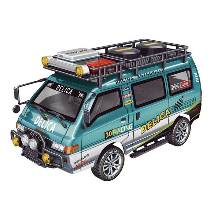 Green - SG Pinecone Forest JXC5813A 1/24 2.4G 3CH 2WD RTR DELICA RC Car Full Proportional Control Ve