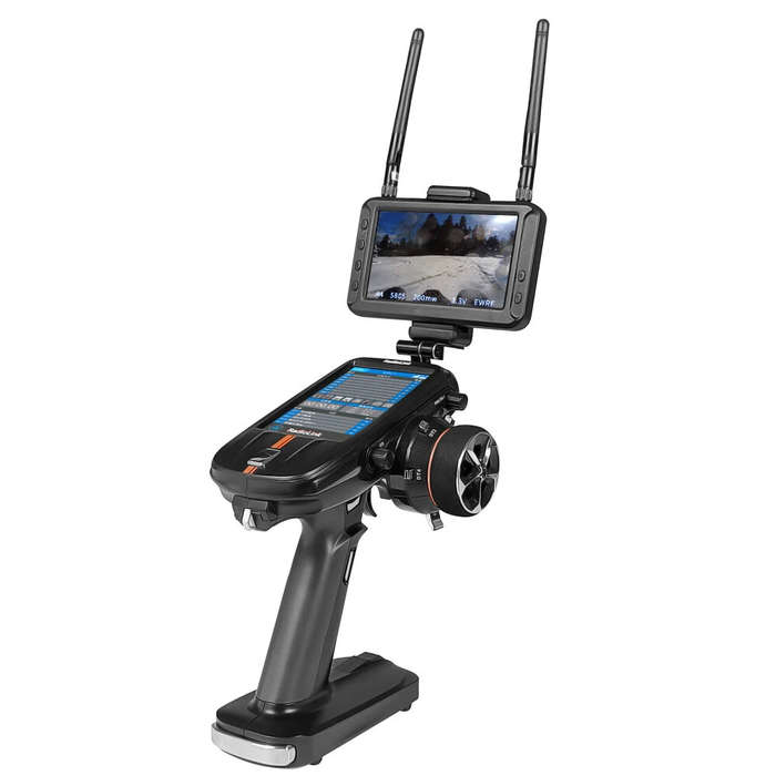 Black - Radiolink RC8X Transmitter Holder Mount Monitor Display Phone Bracket CNC Aluminum Alloy Bra