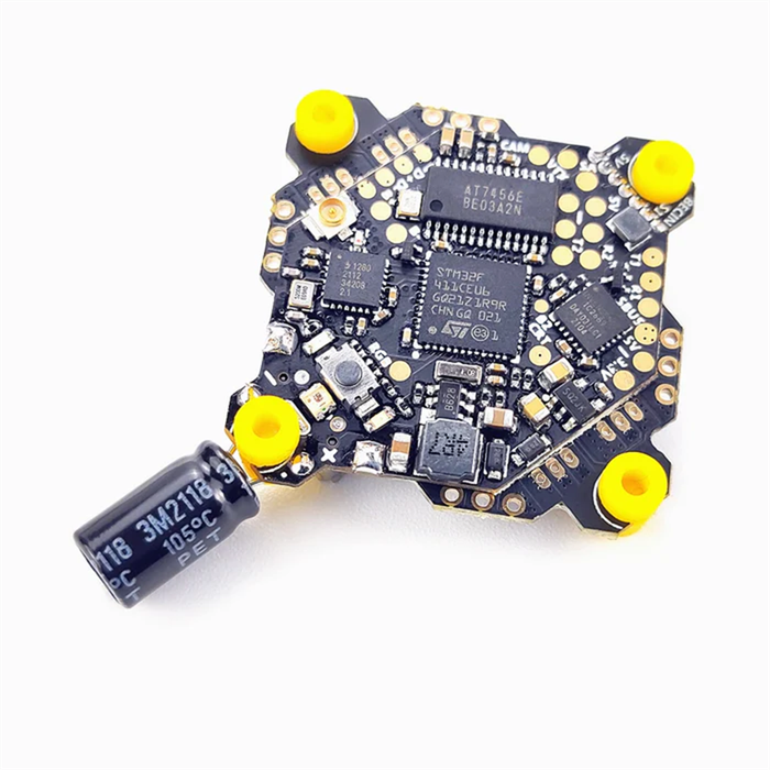 F411 15A AIO - 25.5x25.5mm DarwinFPV FoldApe4 ELRS3.0 F411 Bluejay MPU6500 AIO F4 Flight Controller