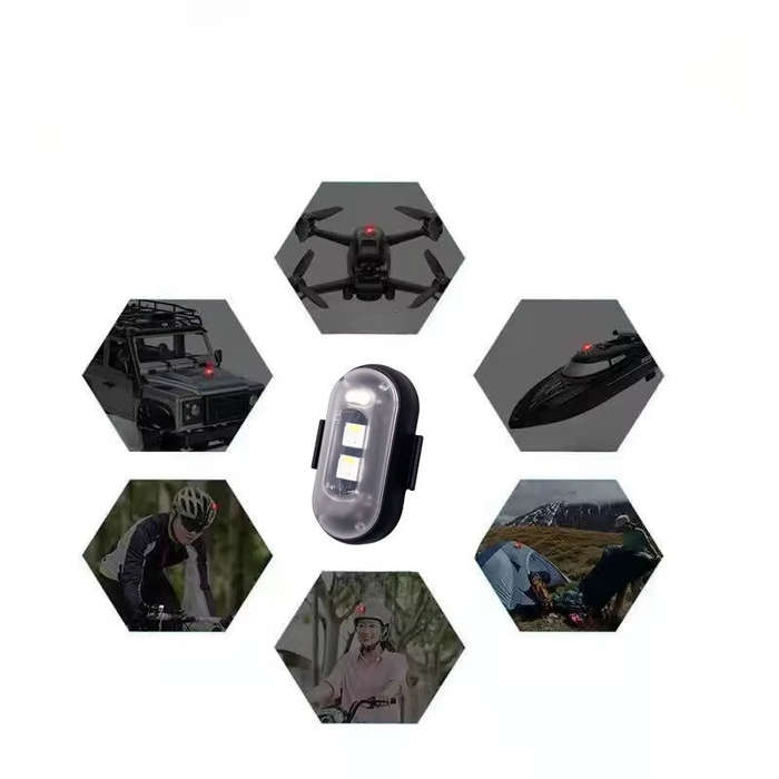 Type A - Multicolor LED Light with Remote Control for Cars, Bikes, Drones, and Outdoor Camping