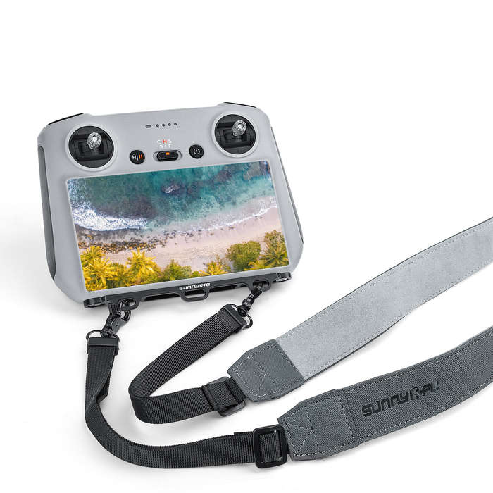 Sunnylife RC Smart Remote Control Lanyard Neck Strap PU Leather Adjustable Hanging Buckle Rope for D