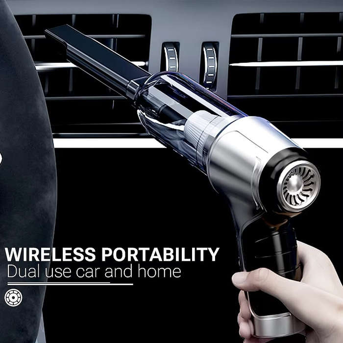 #A - 4 In 1 Cordless Car Vacuum CIeaner Handheld Cleaning Machine Portable Blower Vacuum Cleaner for