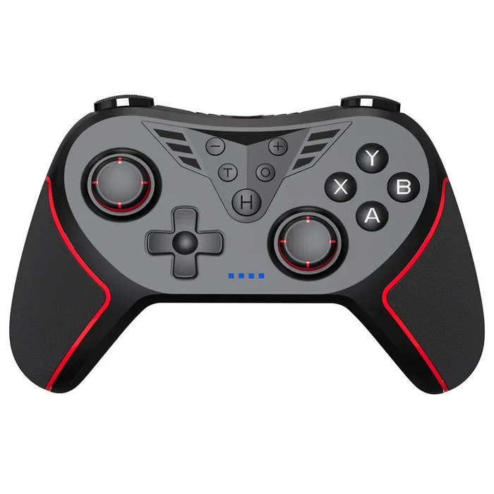 Handle+Receiver - T43 Wireless bluetooth Gamepad with Hall Joystick Dual Motors Vibration Turbo Func