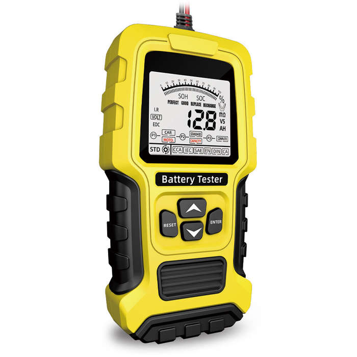 #1 - ANHTCzyx 12V 24V Intelligent Battery Tester Car Battery Tester 3Ah - 200Ah Battery Life Capacit