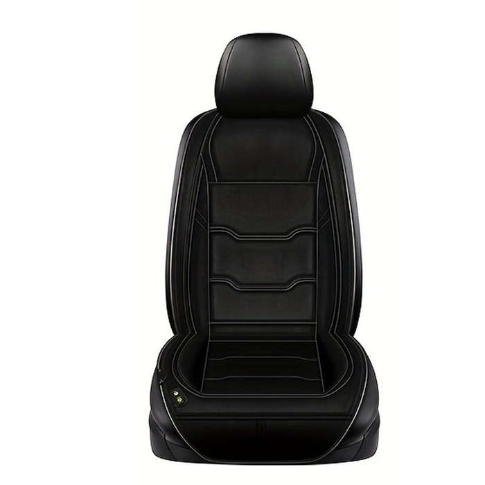 Beige - Car Heated Seat Cushion Plush Seat Electric Heated Pad for Winter Automotive Heating Pad Rap