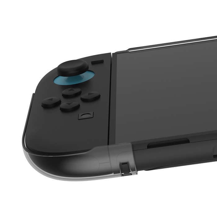 Black - DOBE TNS-5119 Switch2 Protective Case Transparent PC Dock-Compatible Scratch-Resistant Full