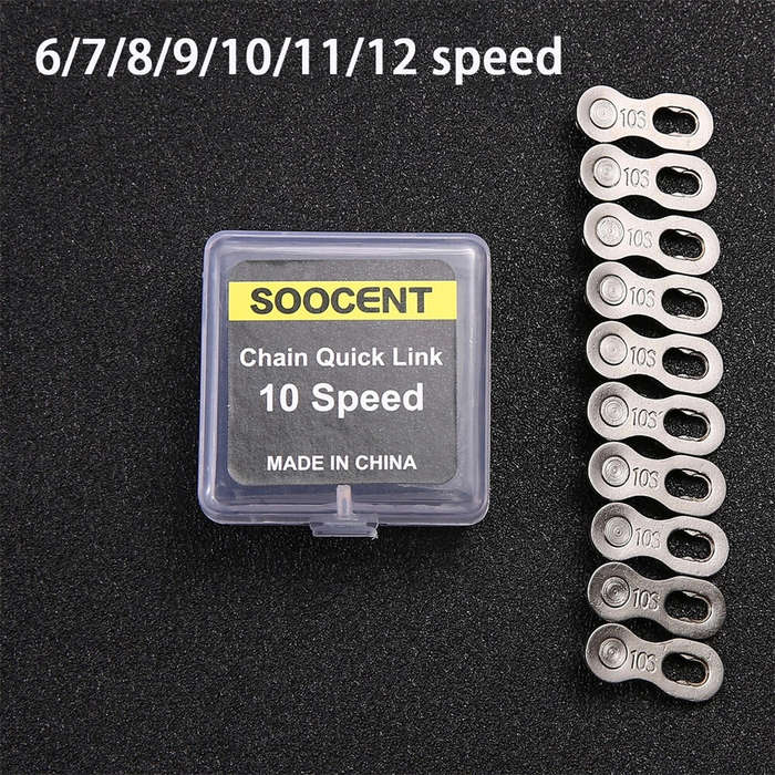 Gold 9S - XANES 5Pair Bicycle Chain Link Connector Chain Magic Buttons 6-12 Speed Bicycle Cycling Qu