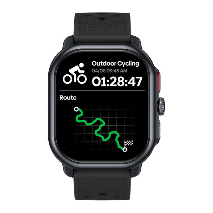 Black - [2024 World Premiere]Zeblaze Beyond 3 Pro Ultra-Large Built-in GPS & Route Import 2.15 inch