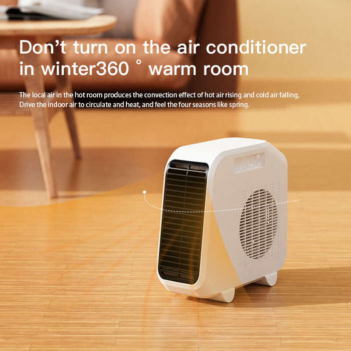 UK - Standing Electric Heater High-quality 2-Speed Adjustment Household Portable Heater Home Applian