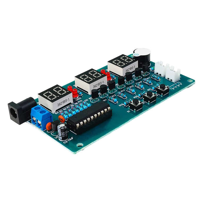 DIY Kit - 6-bit Digital Clock DIY Kit 51 Microcontroller Electronic Clock 6 bit Tube LED Display Mod