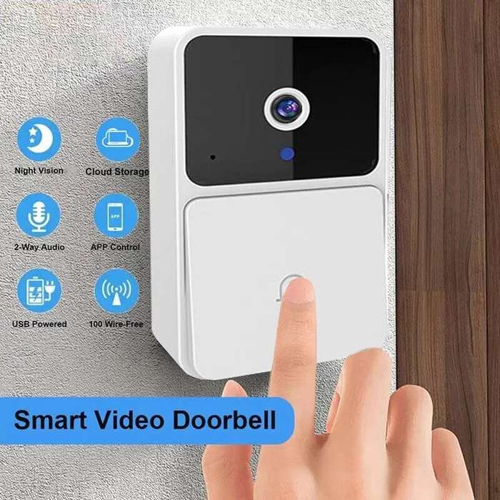 WIFI Video Doorbell Door Camera Wireless Night Vision Smart Home Security HD Door Bell Two Way Inter