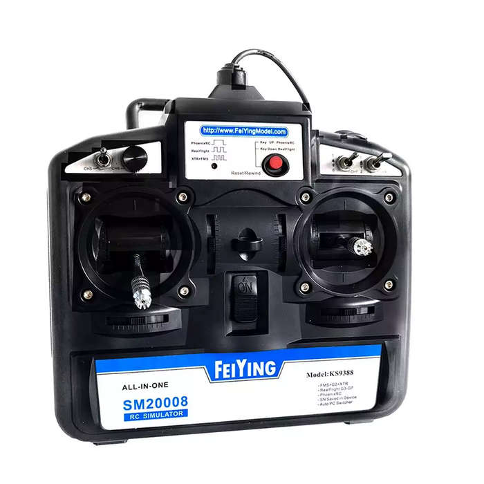 SM2008 6/8CH ALL-IN-ONE RC Simulator Support FMS+G2+XTR RealFlight G3-G9 PhoenixRC Simulator for RC