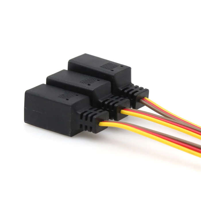 1 to 6 - RS R88 Y-wire RC Servo Extension Cable 1 to 2 / 1 to 3 / 1 to 4 / 1 to 5 / 1 to 6 for RC Ca