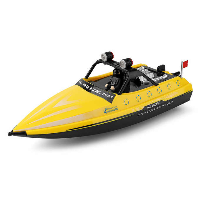 Yellow - Wltoys WL917 2.4G 16KM/H Remote Control Racing Ship Water RC Boat Vehicle Models