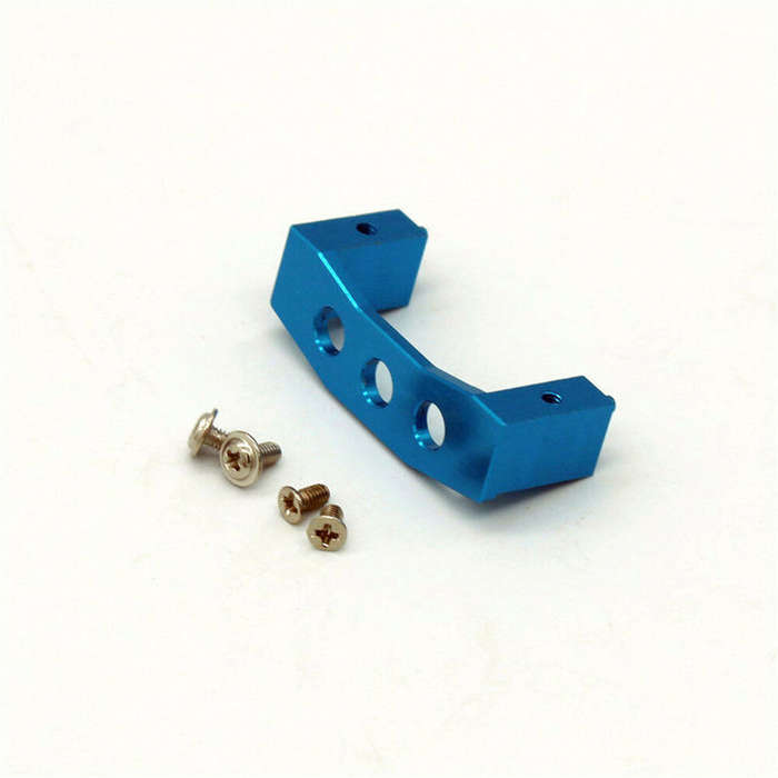 Red - Upgraded Metal Servo Mount Seat for Wltoys 144001 144010 124018 124019 RC Car Vehicles Model P