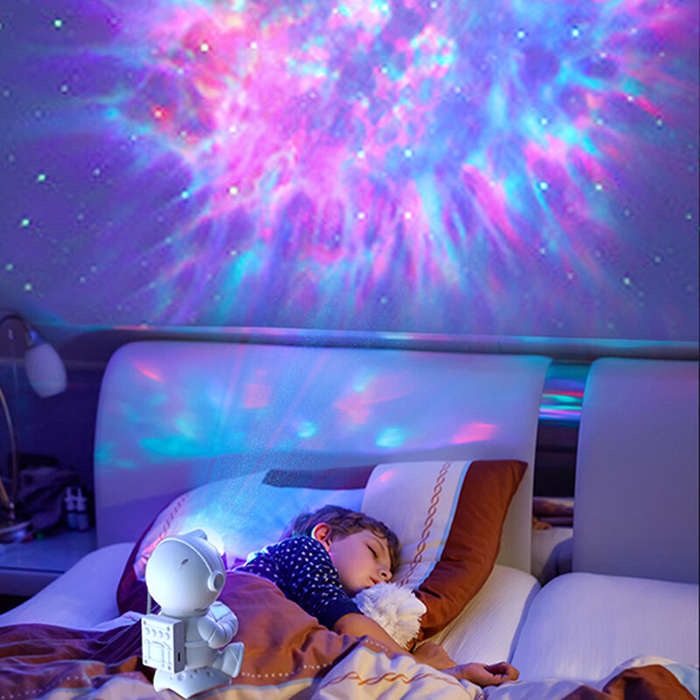 #2 - LED Astronaut Projection Lamp With Bluetooth Speaker Rocket Astronaut Starry Sky Lamp Atmospher