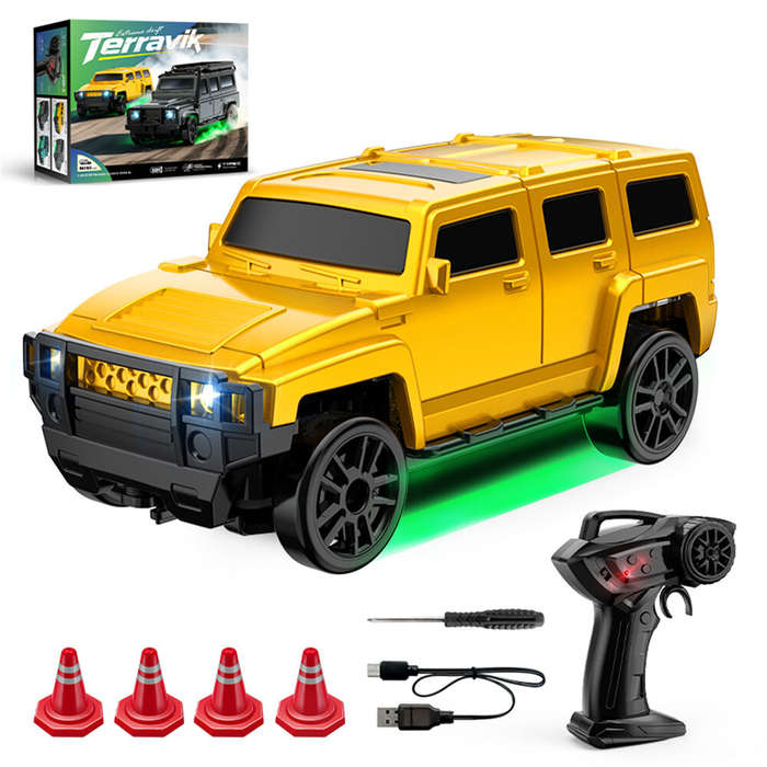 Black - WSD E86 E87 RTR 1/64 2.4G 4WD Drift RC Car SUV Mini Race LED Light Two Speed Full Scale Radi