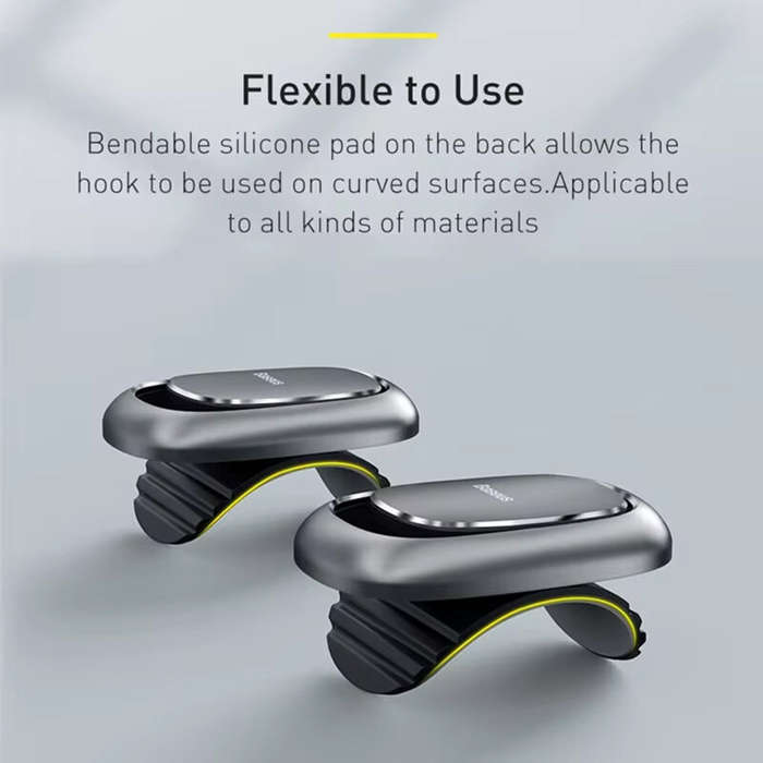 Baseus Auto Fastener Clip Vehicle Hooks For Bag USB Cable Storage Organizer Key Hanger Accessories 2