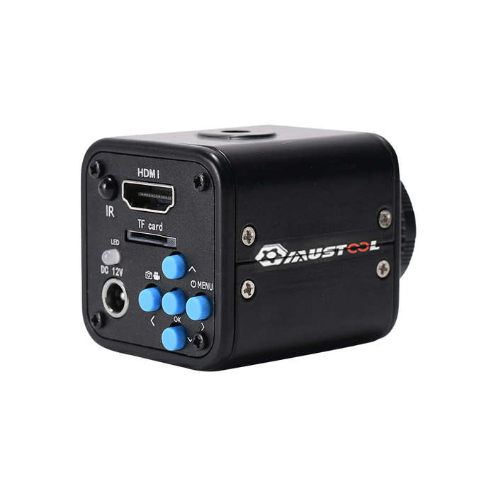 US Plug - Mustool HY-5199 16MP HDMI Microscope Camera Sony CMOS Sensor 1080P Full HD Output 2K Recor