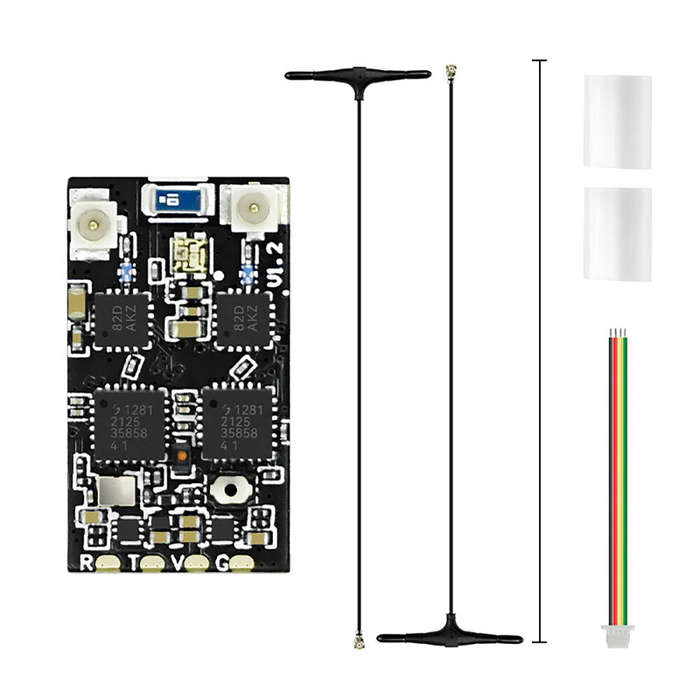 2.4GHz Dual RX & 80mm*2 - SEQURE 2.4GHz Dual RX True Diversity Dual Antenna Long Range High Refresh