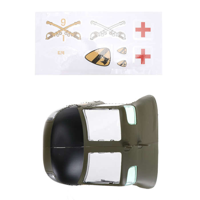 Green - Eachine E190 E190 PRO RC Helicopter Spare Parts Nose Cover Set