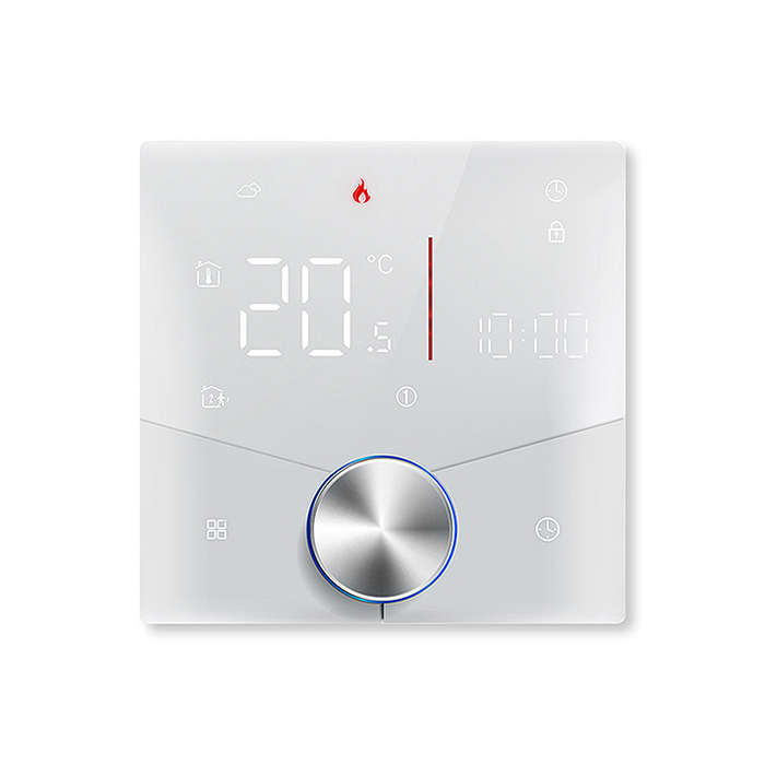 Black - MoesHouse Tuya WIFI Smart Knob Thermostat Gas Boiler Heating Remote Controller LCD Display M