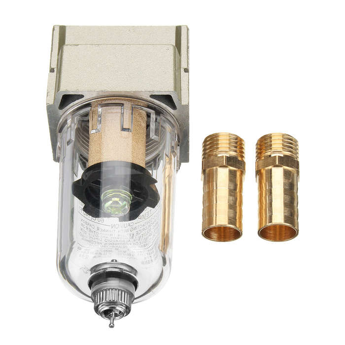 6 - Engine Oil Catch Tank Reservoir Can Filter Out Impurities with 2 Connector Tube Auto Accessories
