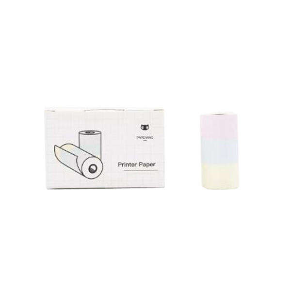 3 Rolls Color Thermal Printer Paper for Paperang Pocket printer