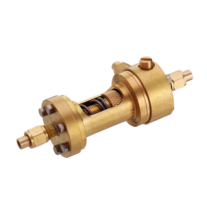 Gold - Steam Engine P5 Automatic Boiler Pressure Regulator for External Combustion Engine Model