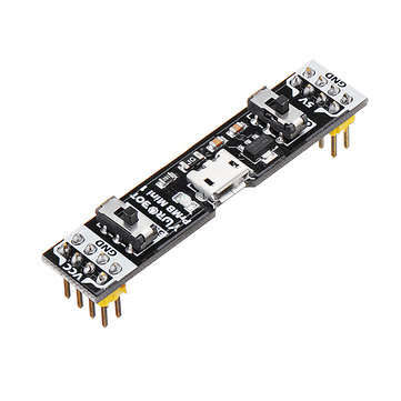 YwRobot Breadboard Power Supply Module Circuit Test 3.3V 5V Switchable