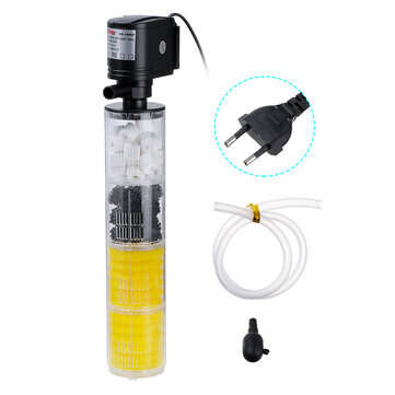 3 IN 1 12/18/25/35/40W Aquarium Water Internal Pump Submersible Fish Tank Filter Pump (POWER: 35W)