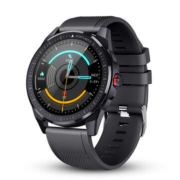SN88 BT5.0 Sports Smart Watch Fitness Tracker Heart Rate Monitoring IP68 Waterproo... (COLOR: BLACK)