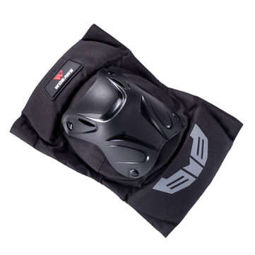 14.2-19.7inch Universal Motorcycle Racing Knee Pads Armor Protective Guard Black