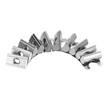Machifit 10pcs 4040 M6 Shrapnel Nut Block Elastic Nut EU Standard for 4040 Aluminum Profile