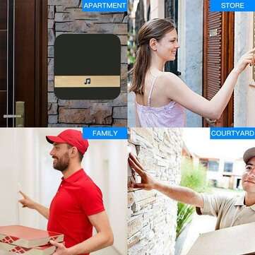 Bakeey Indoor Receiver Wireless Doorbell US Plug Ding Dong for Smart WiFi Video Doorbell Accessories