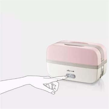 Bear 270W 0.5L Portable Electric Lunch Bento Box Insulated Food Heating Warmer Car Thermos Rice Cont