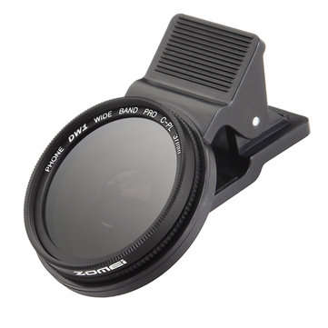 ZOMEi 37mm Professional Cell Phone Camera Circular Polarizer Lens CPL for iPhone Android Smartphone
