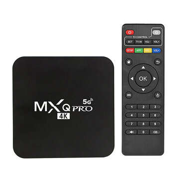 MXQ Pro RK3328 Quad Core RAM 4GB ROM 64GB 5G Wifi Android 10.1 4K 3D TV Box H.265 ... (PLUG: USPLUG)