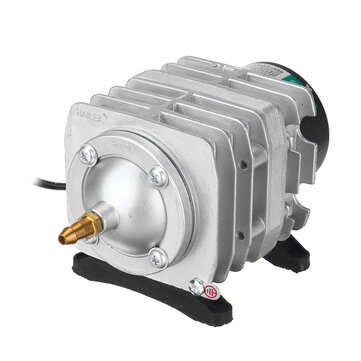 30W Electromagnetic Air Compressor Aquarium Oxygen Fish Pond Air Pump Aerator
