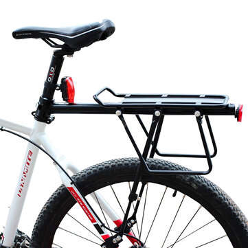 BIKIGHT Bicycle Bike Cargo Rack Rear Back Seat Carrier Shelf Quick Release Luggage Protect Pannier