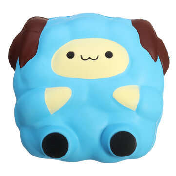 Squishy Jumbo Sheep Lamb 12cm Sweet Soft Slow Rising Collection Gift Decor Toy (COLOR.: BLUE)