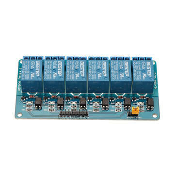 6 Channel 3.3V Relay Module Optocoupler Isolation Active Low BESTEP for Arduino - products that work