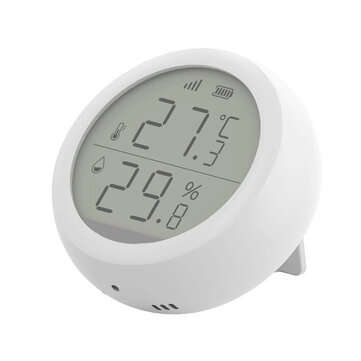 Bakeey Tuya Zigbee WIFI Wireless Smart Temperature and Humidity Sensor  LCD Screen Use With Gateway