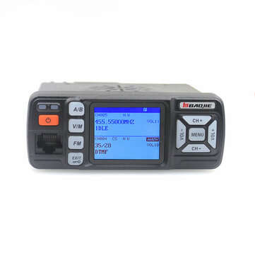 BAOJIE Dual Band Car Mobile Radio BJ-318 VHF 136-174Mhz UHF 400-490MHz 256CH 25W Two Way Radio FM Tr