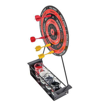 Mini Drinking Game Magnetic Darts Shot Wineware Game Bar Game With 4 Glass Cups