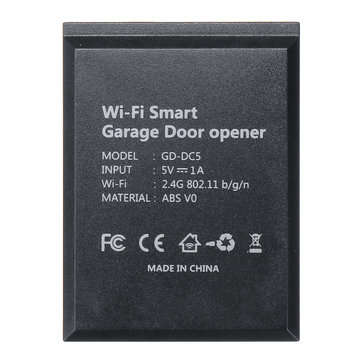 GD-DC5 WiFi Smart Switch Garage Door Opener Controller App for iPhone Android