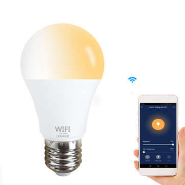 Smart WiFi E27 E26 Bulb CW+WW AC110/220V Supports Alexa Google Home V... (VOLTAGE: 220V | BASE: E27)